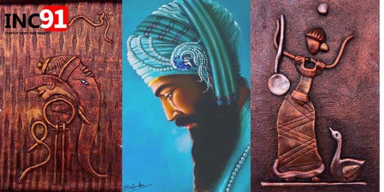 India’s Prime Icon artist “Baljinder Singh an artpreneur and three time world record holder