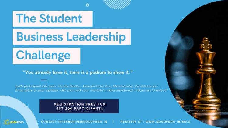 GogoPogo, a social commerce startup founded by IIM alumnus, launches its student engagement programs - iCEO & The Student Business Leadership Challenge