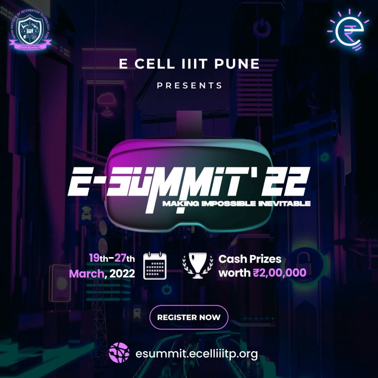 Making Impossible Inevitable With E-Summit’22 by E-Cell IIIT Pune
