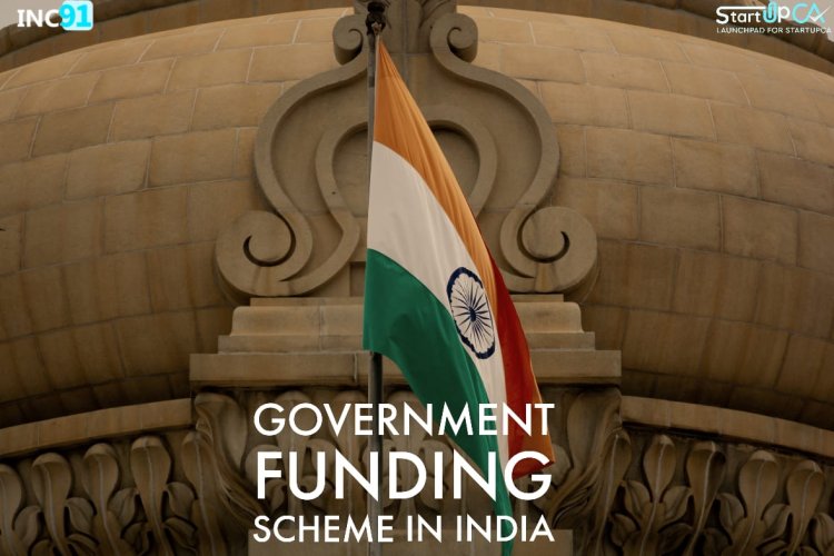 New company and startup grant programmes offered by the Indian government