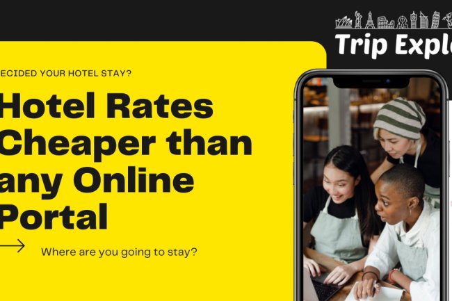Hotels are lower than any other online travel agency with Trip Explore.
