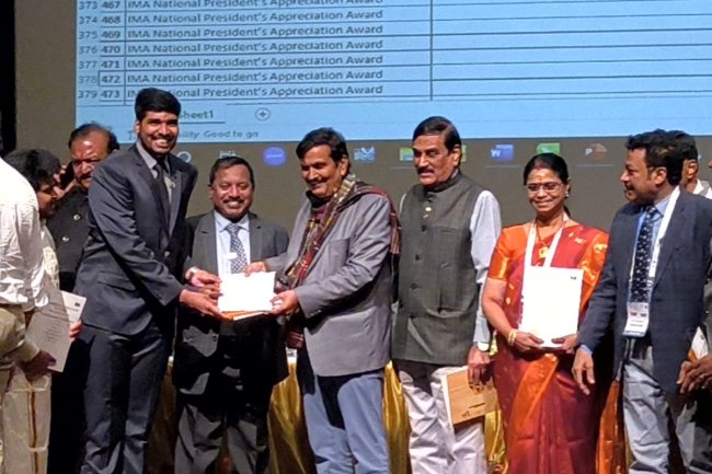 A young doctor from Tamil Nadu earns his fourth consecutive National Award.