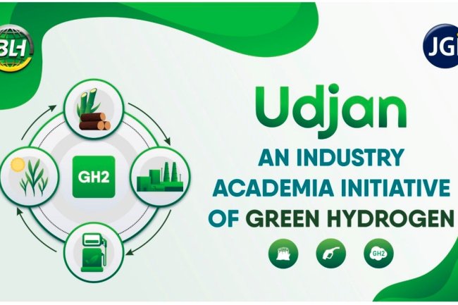 During India Energy Week 2023, Jain University, R&D Centre inks an MOU with BLH.Global on Green Hydrogen Initiatives. Names it UDJAN