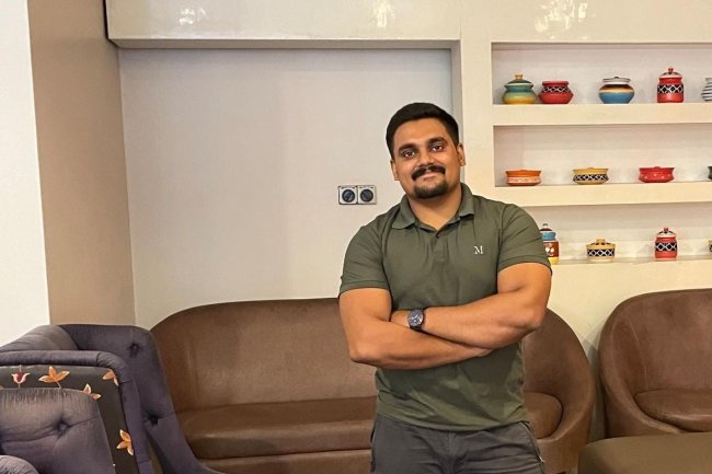 Ayush Thakur is the fitness instructor for New India and a former international martial artist.
