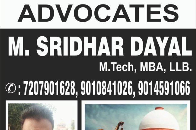 Pro Bono Publico @SRIDHAR DAYAL LAW FIRMS NEW DELHI & HYDERABAD