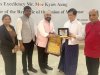 Ambassador Moe Kyaw Aung Receives Human Excellence Award on International Peace Day