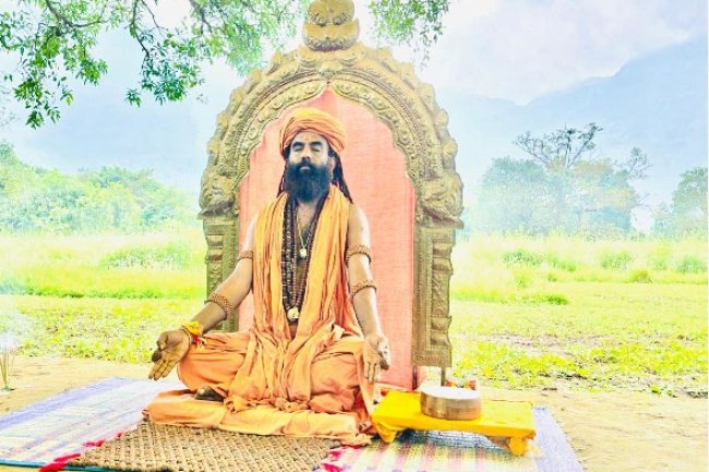 A Divine Commitment to Nature: Mahant Shree S.K. Amarnath Swami Ji’s 9-Day Meditation for the Protection of Cows, Forests, and All Living Beings at Shree Raja Rajeshwar Devasthan