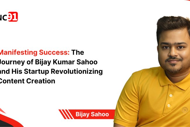 Manifesting Success: The Journey of Bijay Kumar Sahoo and His  Startup Revolutionizing Content Creation