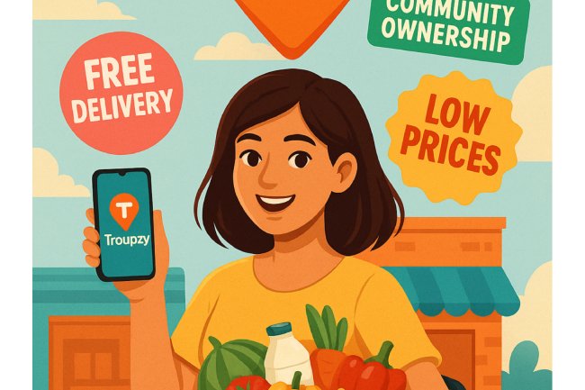 Troupzy:Revolutionizing Grocery Shopping in India