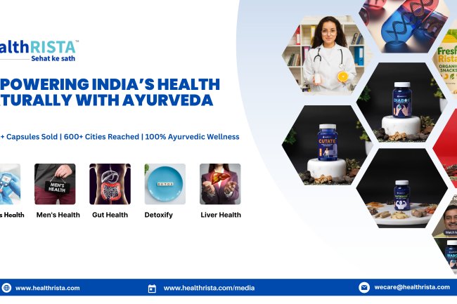 HealthRISTA Unveils New Era in Ayurvedic Healthcare with Powerful Line of Natural Supplements