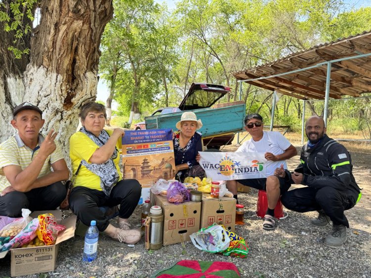 From Bharat to Tashkent – A Rider’s 10,000 km Mission of Unity and Awareness