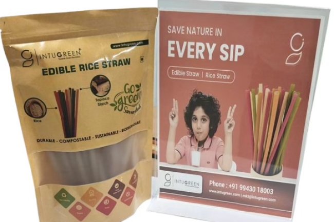 Edible Rice Straws: A Sustainable Innovation Shaping the Future of Eco-Friendly Drinking.