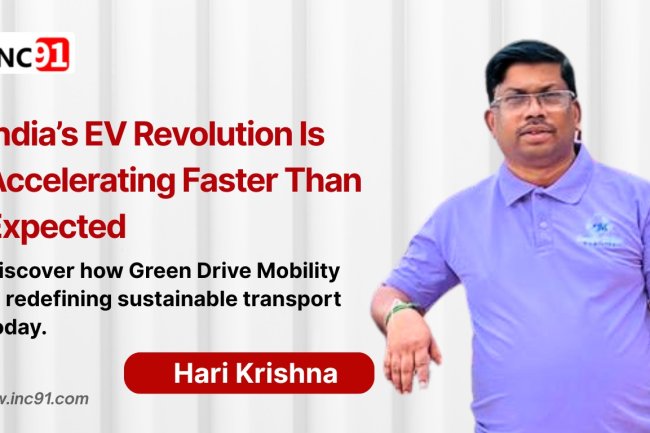 Green Drive Mobility: Hari Krishna’s EV Revolution in India