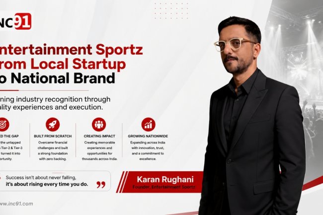 From Zero Capital to National Recognition: How Karan Rughani Built Entertainment Sportz Through Resilience and Vision