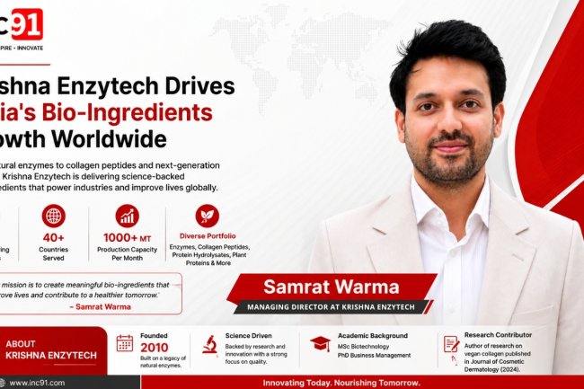 Samrat Warma: The Entrepreneur Taking India's Bio-Ingredients Story Global
