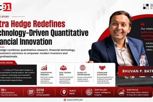 Bhuvan P. Batra Builds Batra Hedge into a Technology-Driven Quantitative Financial Platform