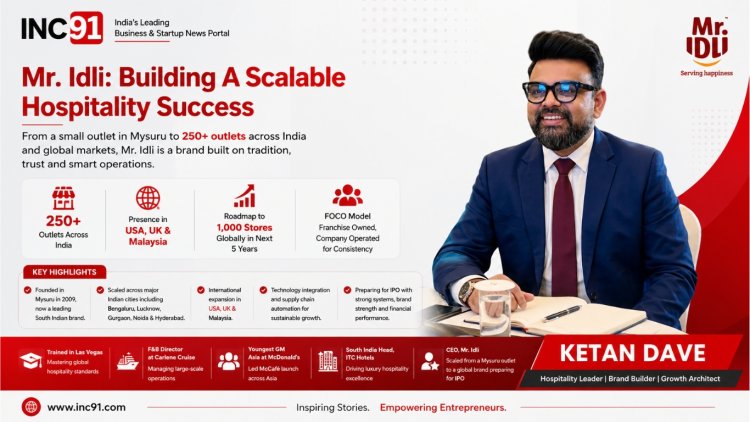 Ketan Dave: From McCafe Asia to Mr. Idli’s Global Expansion and IPO