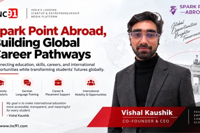 From Student Abroad to Building Global Pathways: How Vishal Kaushik Is Reimagining International Education with Spark Point Abroad