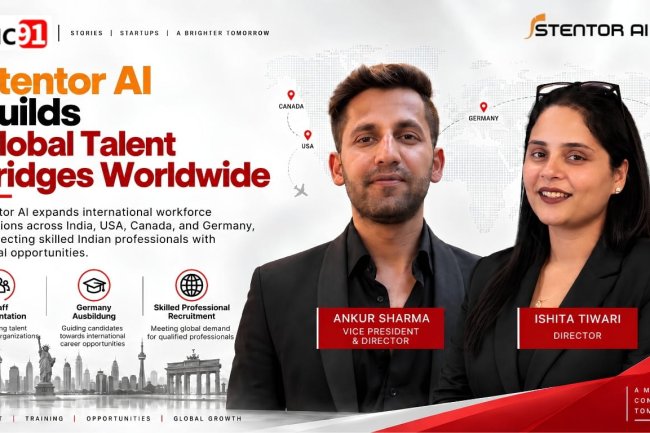 Ankur Sharma and Ishita Tiwari Are Building a Global Talent Bridge Through Stentor AI